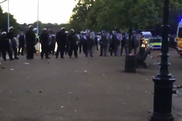Five men sought after 'unacceptable' night of violence in London